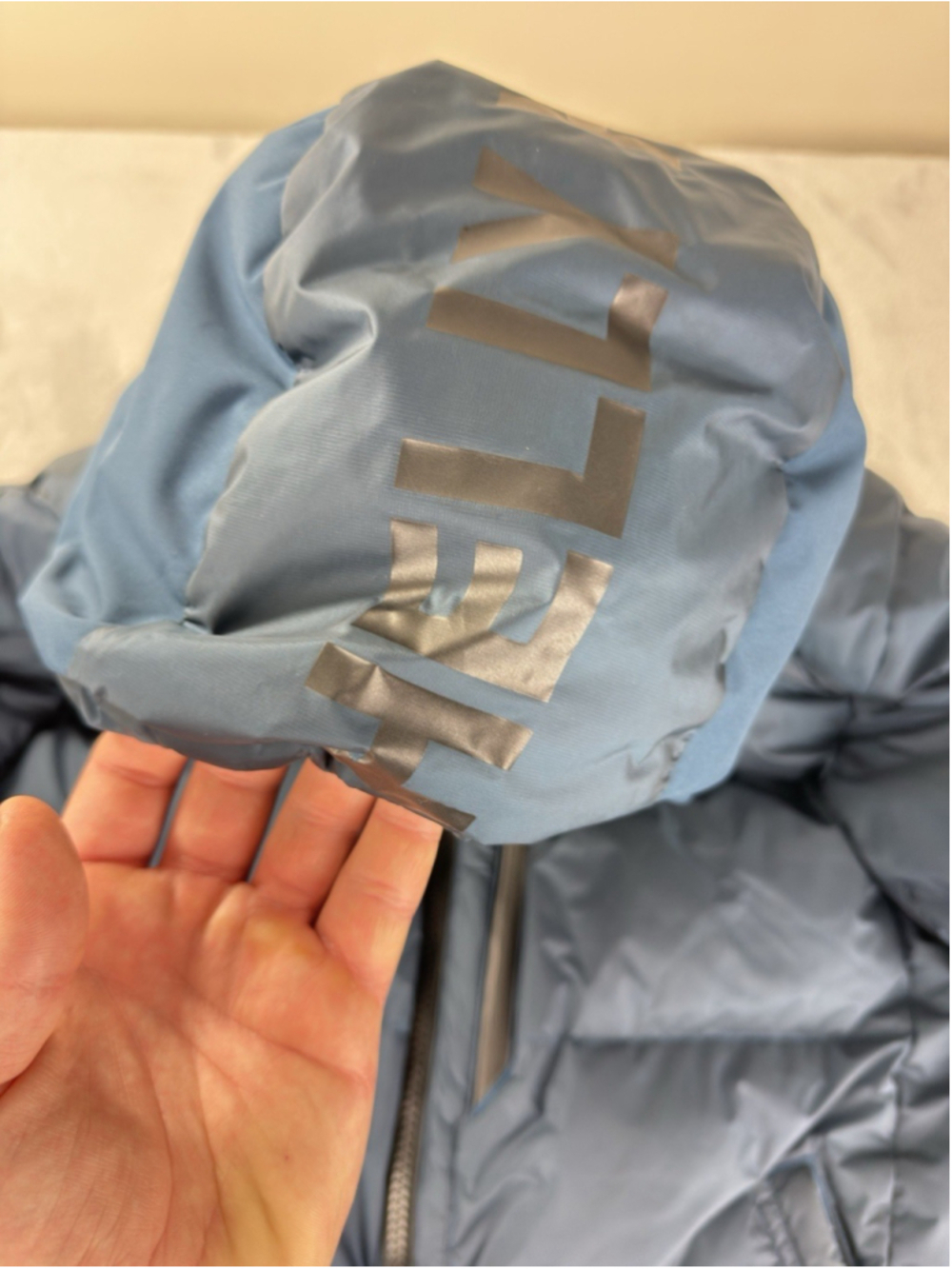 Helly Hansen Active Winter Parka Men Large Blue Puffer Jacket 100% Polyamide - Picture 3 of 16